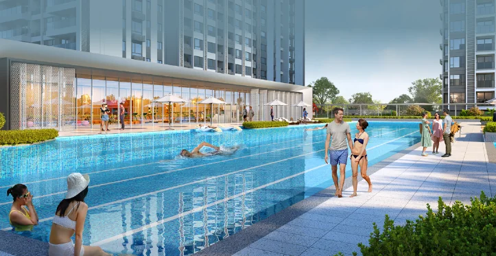 New Casa Suites Level 6 swimming pool, artist's impression